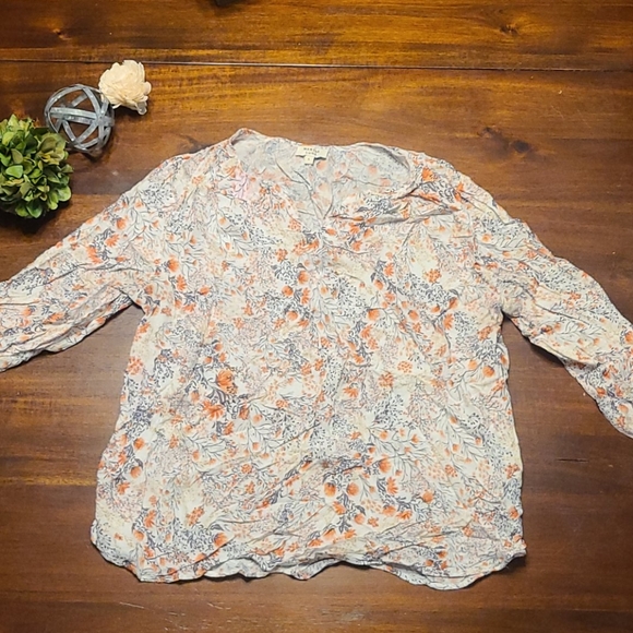 Marina Luna Tops - Ladies floral patterned blouse